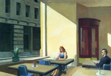 Edward Hopper Werke - Sonnenlicht in der Cafeteria Edward Hopper